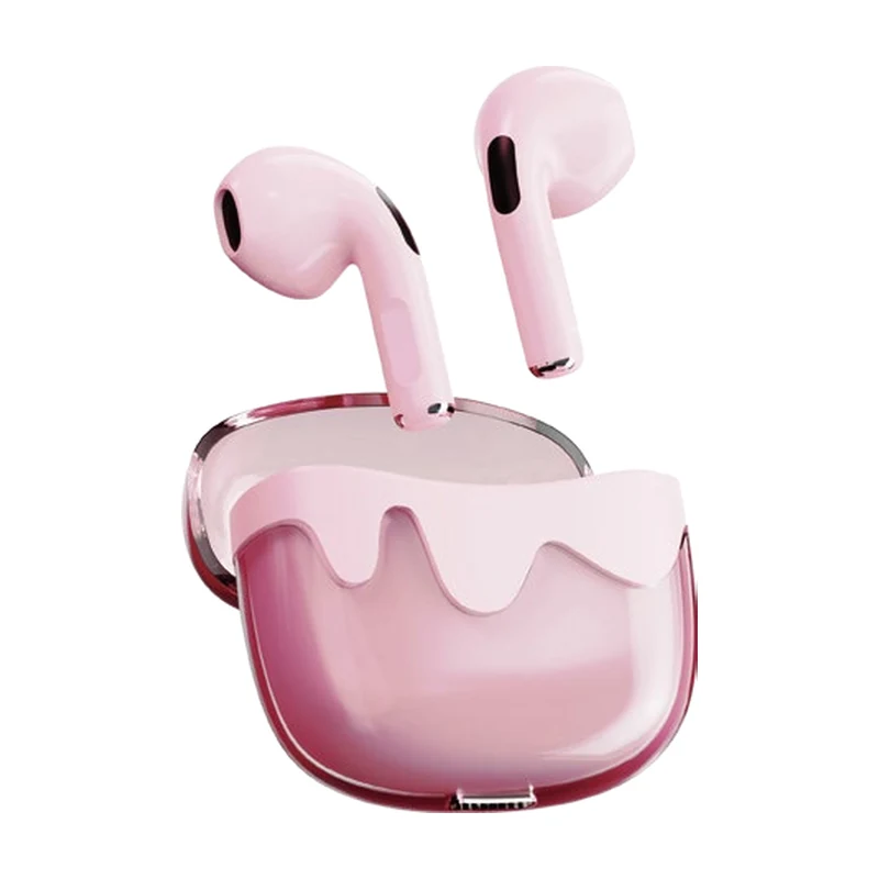 G07 semi-in-ear TWS earbuds and charging case on white background