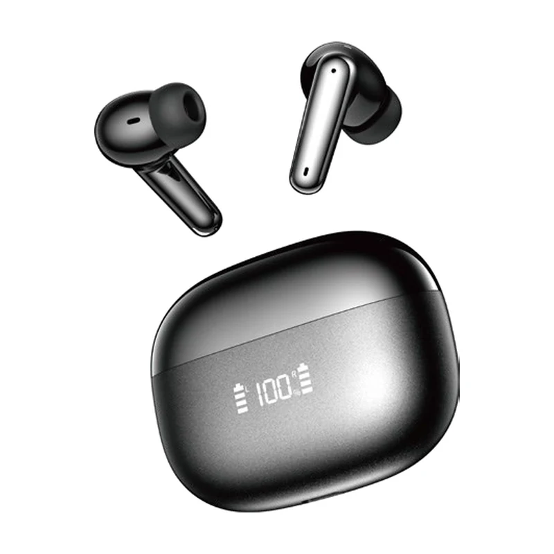 G30 ANC+ENC in-ear TWS earbuds and charging case on white background