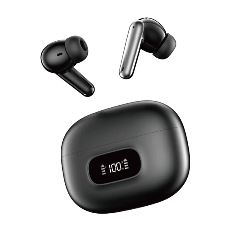G33 ANC+ENC in-ear TWS earbuds and charging case on white background