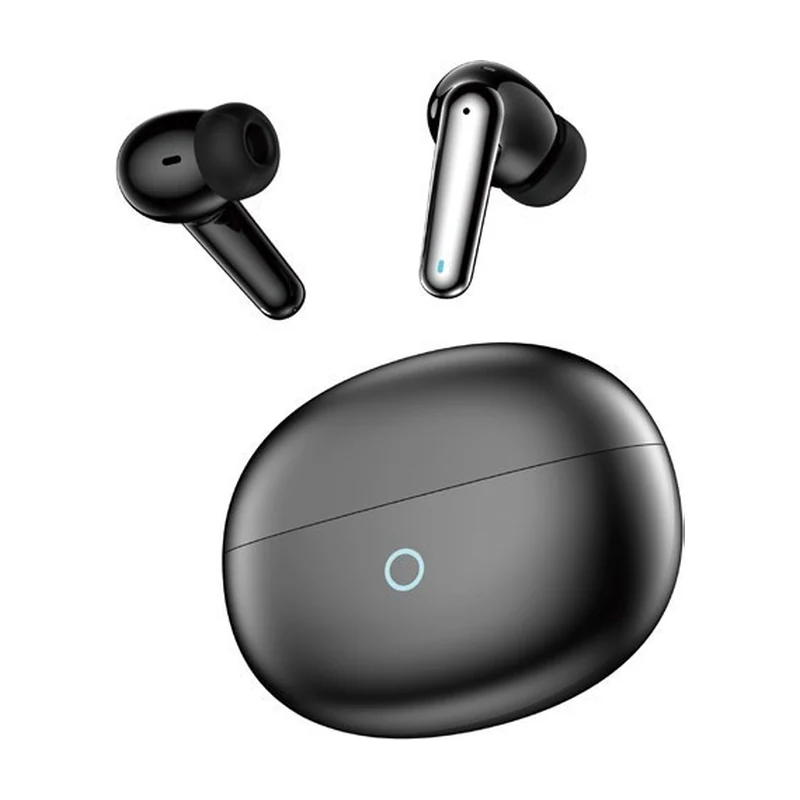 G66 in-ear TWS earbuds and charging case on white background