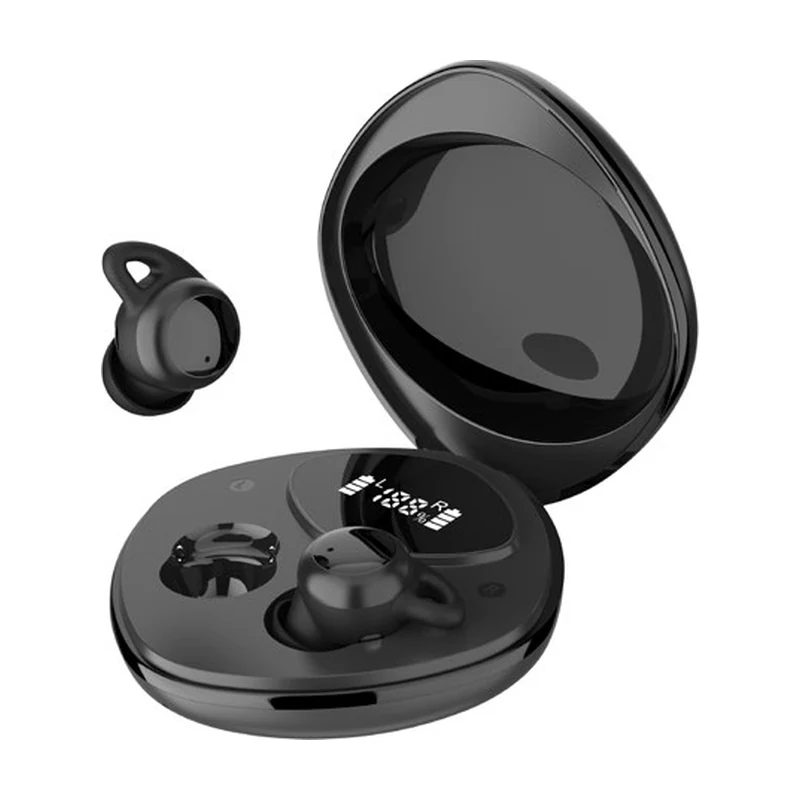 G76 in-ear TWS earbuds and charging case on white background