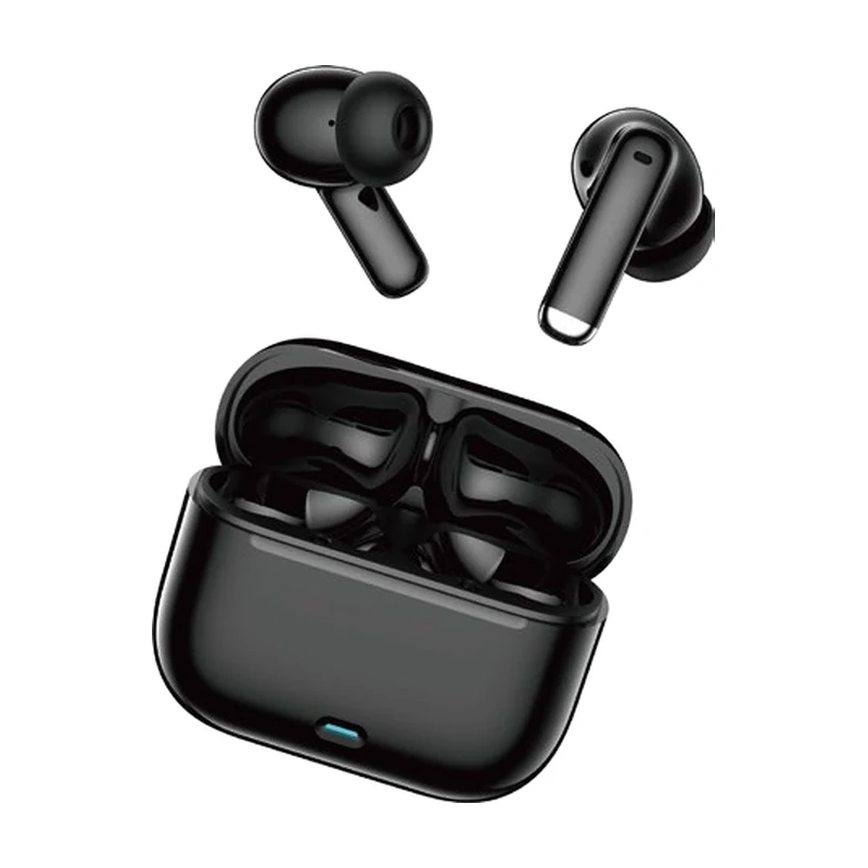 X507 in-ear TWS earbuds and charging case on white background