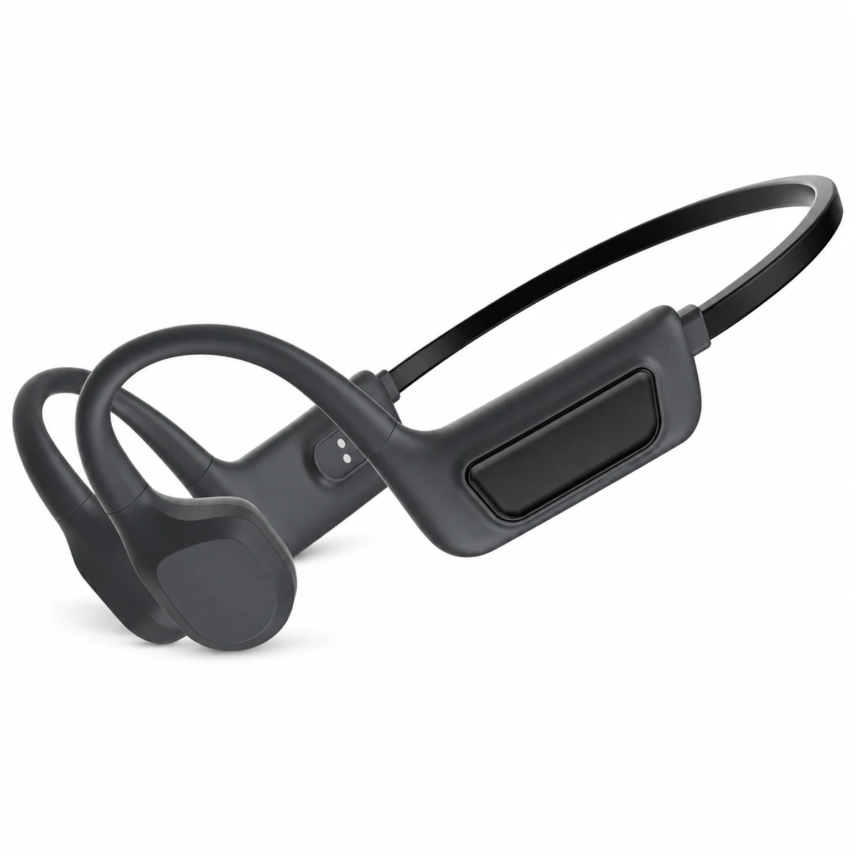 S830-A5 bone conduction headphones on a white background, supplier branding digitally removed
