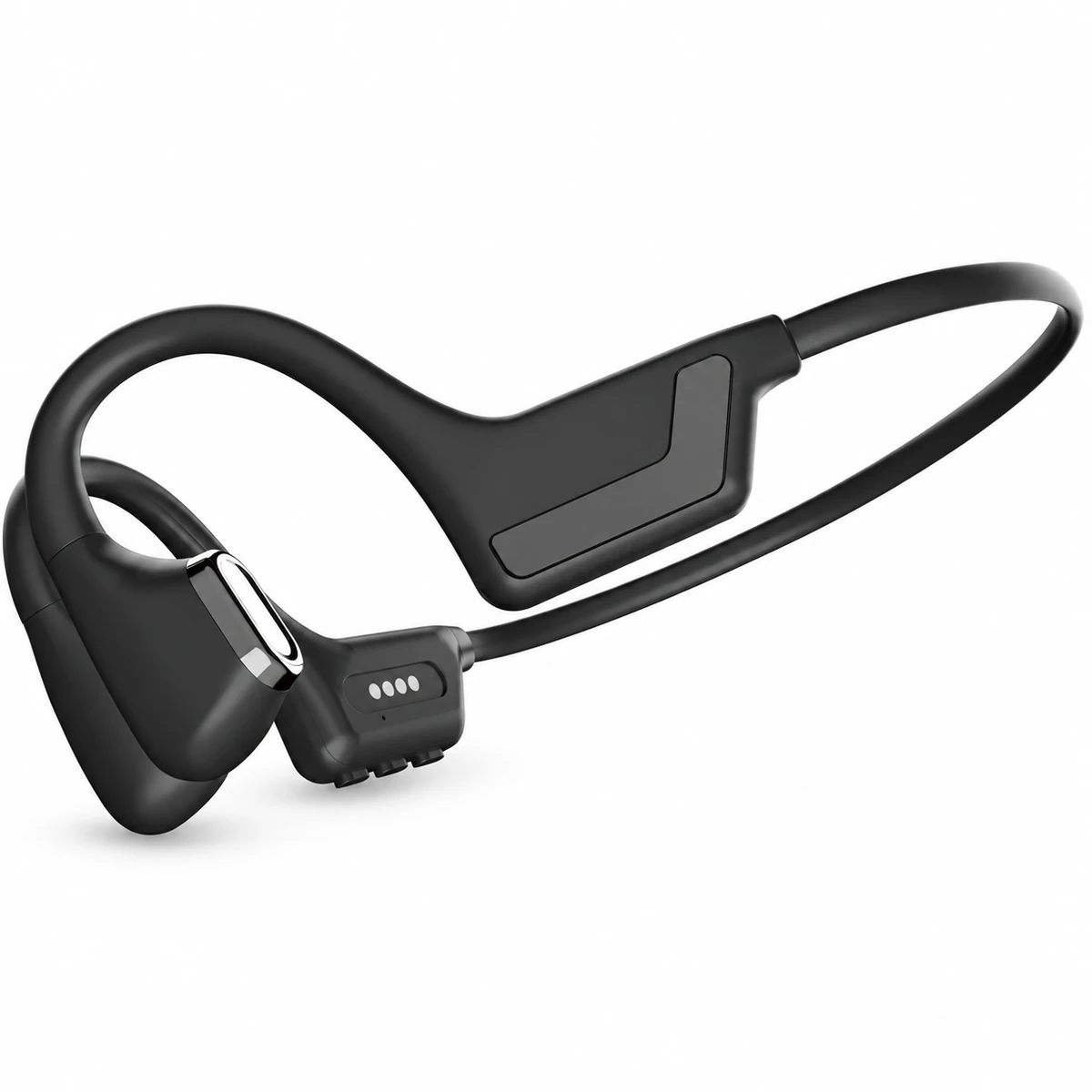 S850-A bone conduction headphones on a white background, supplier branding digitally removed