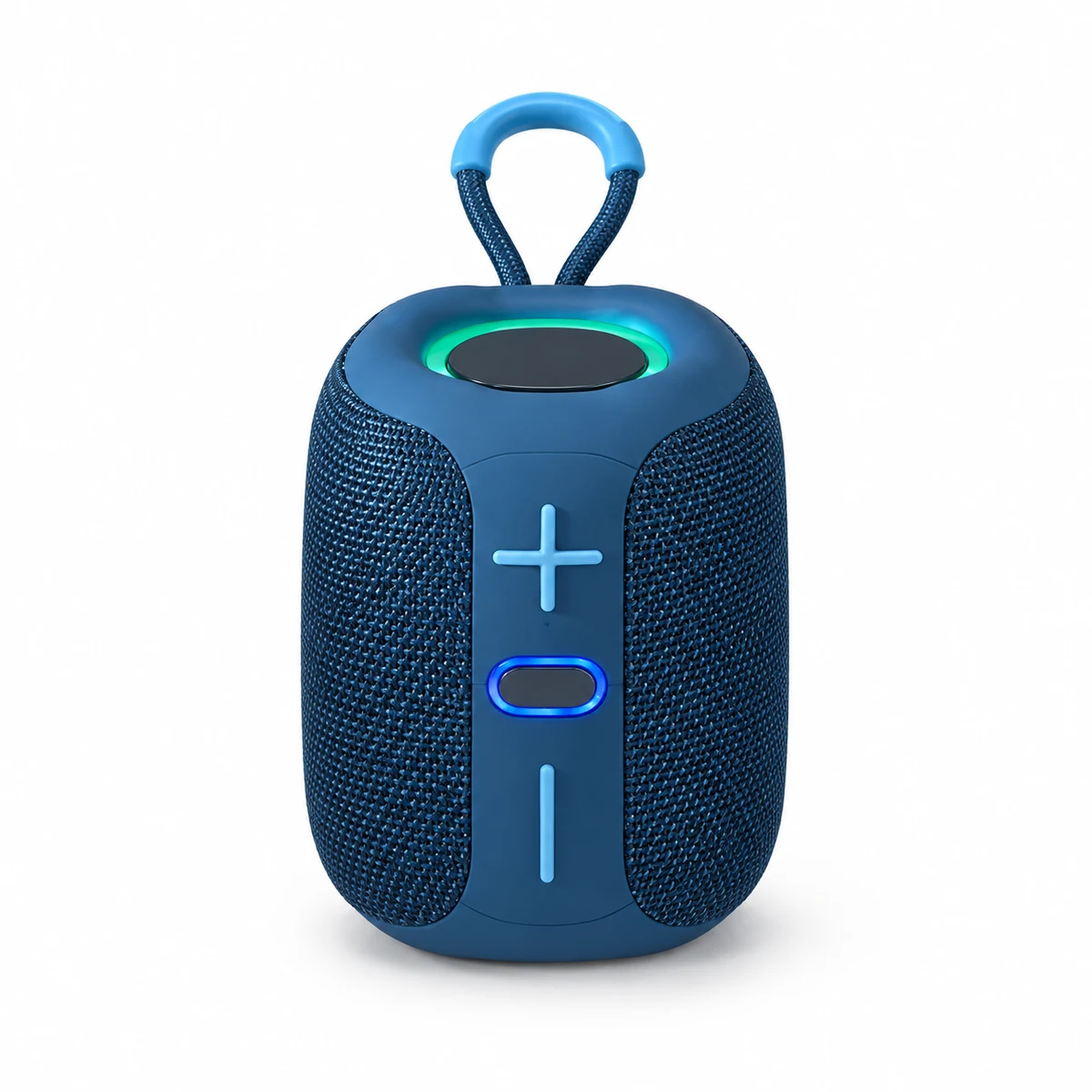 YGF658 8W portable Bluetooth speaker on white background, digitally retouched without supplier logo