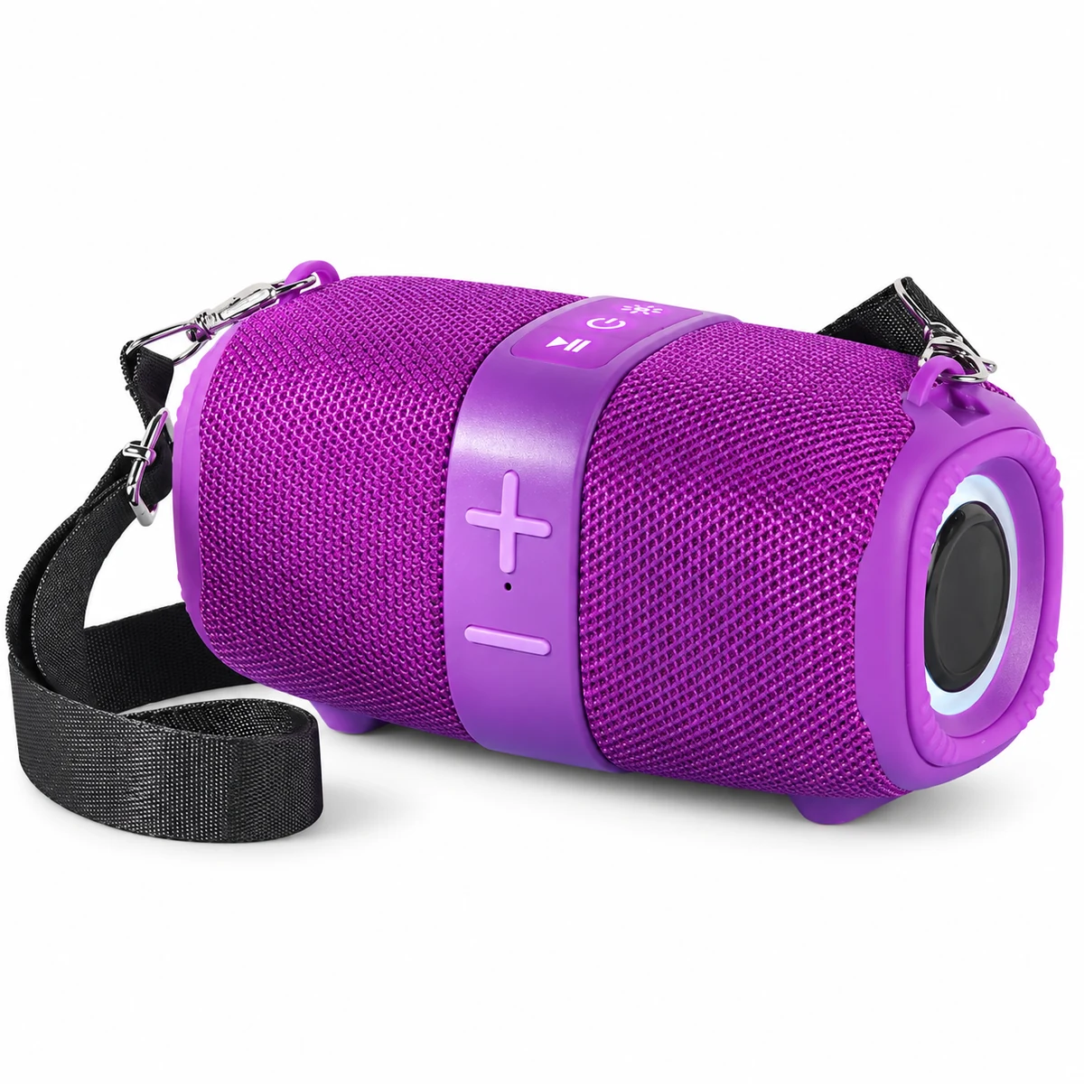 YGF667 5W portable Bluetooth speaker on white background, digitally retouched without supplier logo