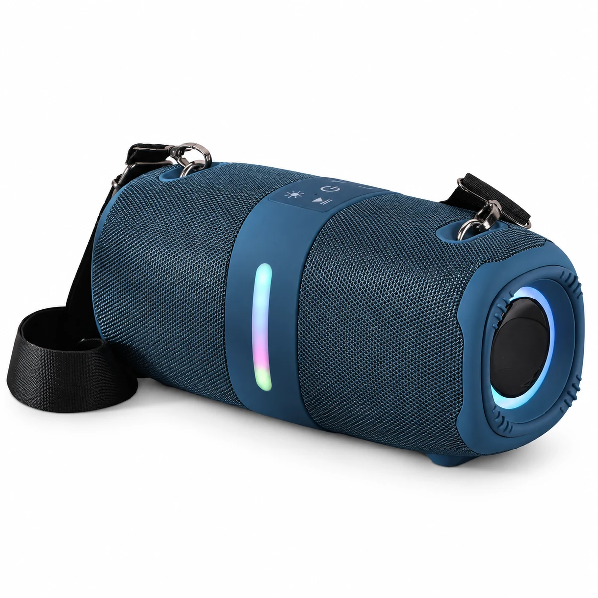 YGF669 30W portable Bluetooth speaker on white background, digitally retouched without supplier logo