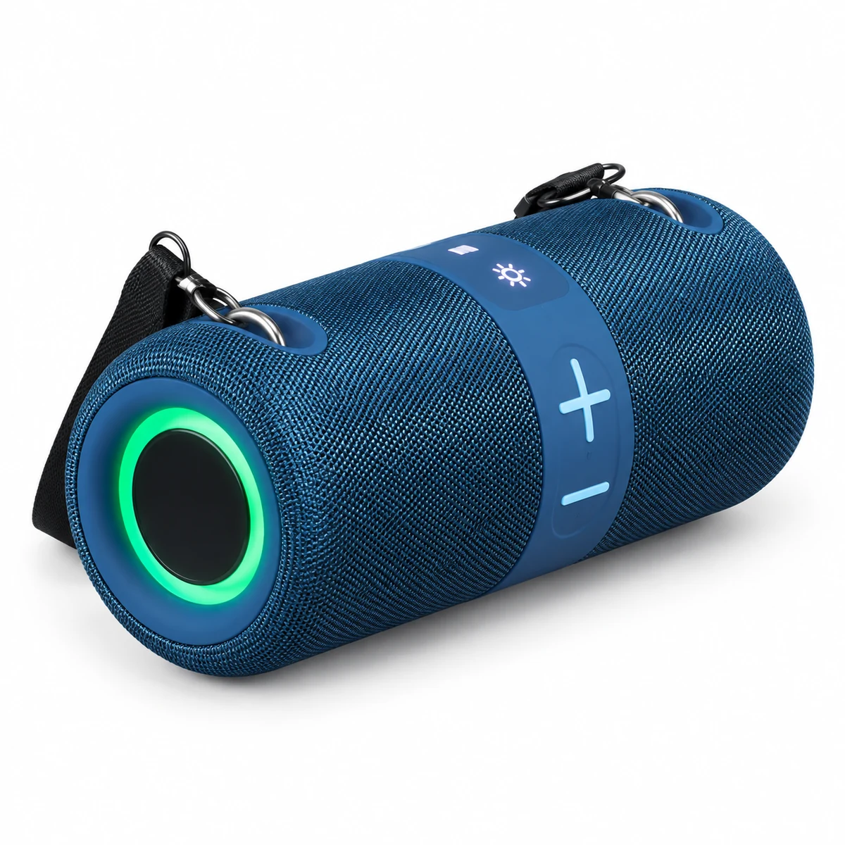 YGF672 30W portable Bluetooth speaker on white background, digitally retouched without supplier logo
