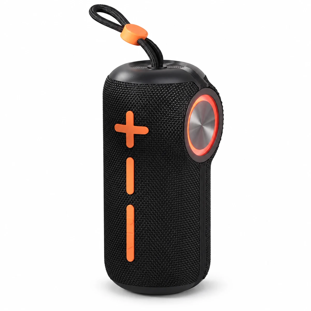 YGF698 16W portable Bluetooth speaker on white background, digitally retouched without supplier logo