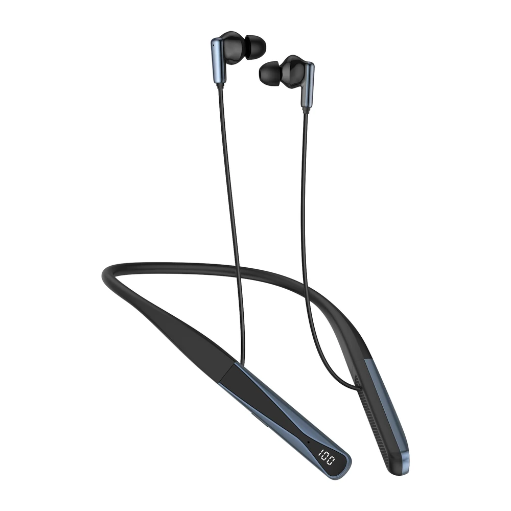 A18C ANC wireless neckband earphone product image on white background
