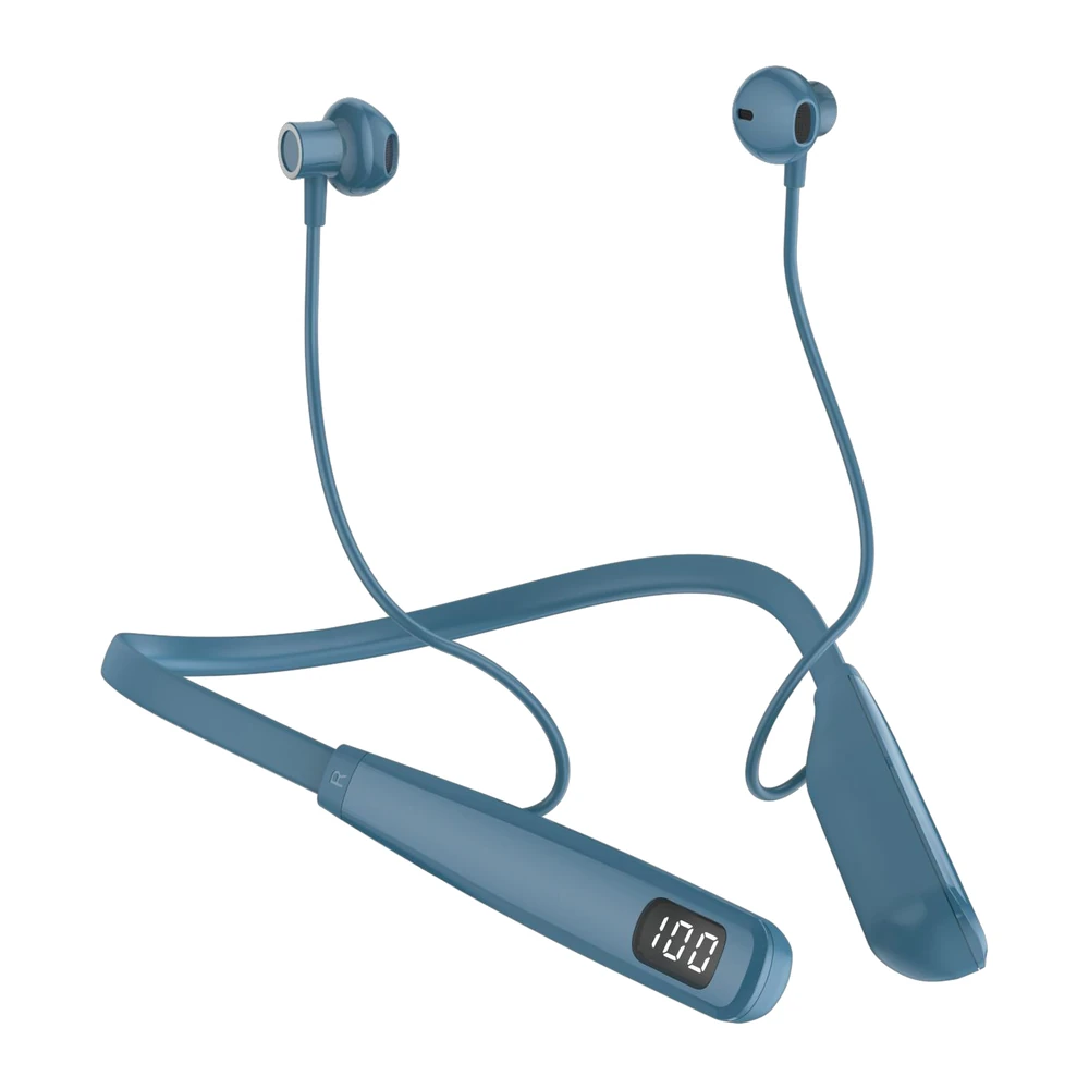 Y10L wireless neckband earphone product image on white background