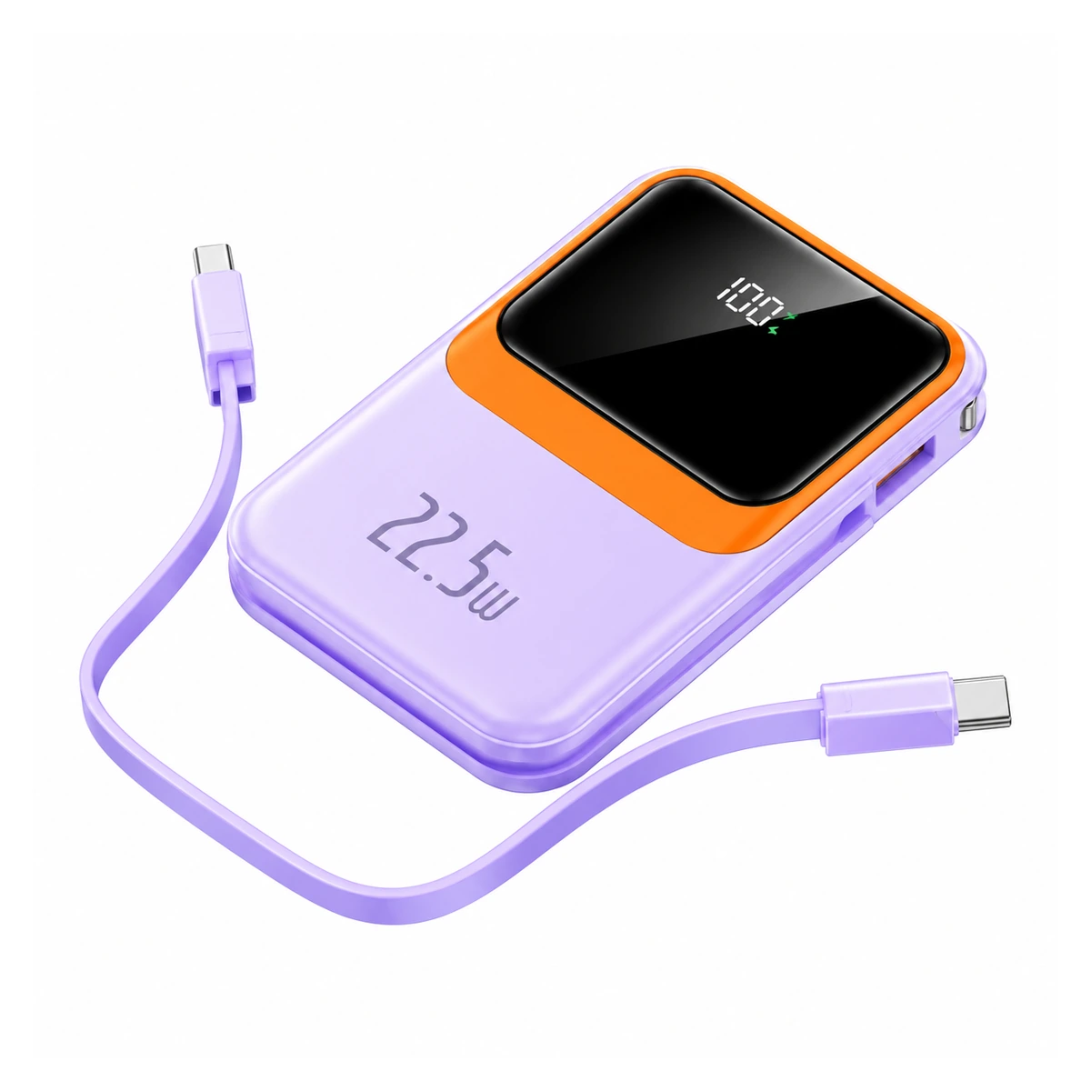 Y333 wireless charging power bank on a white background