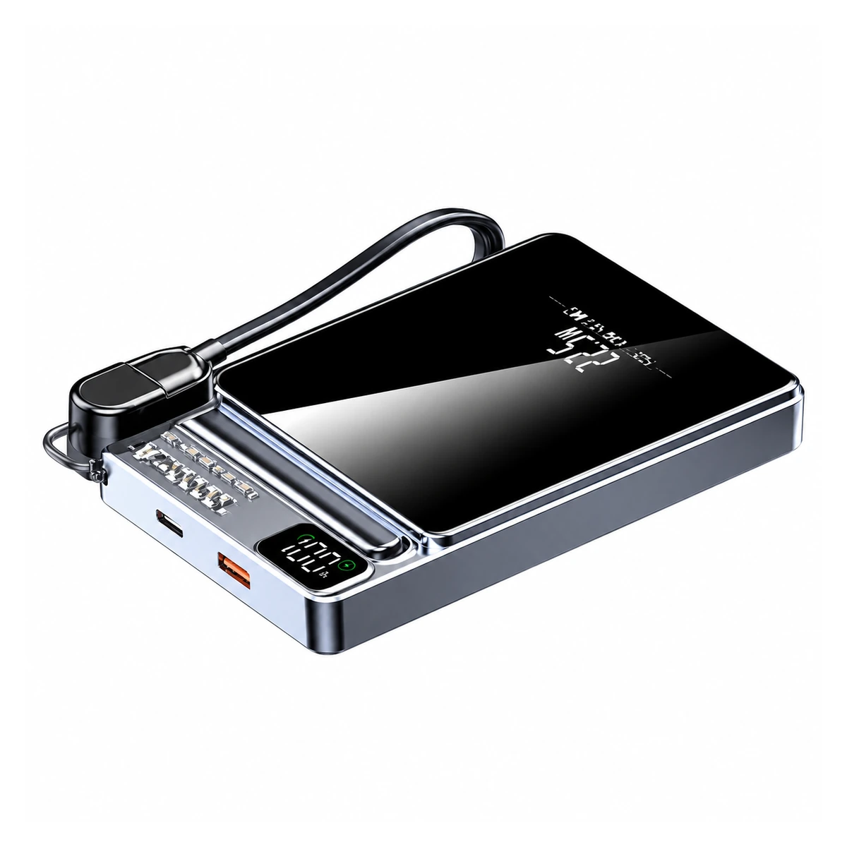 Y430 wireless charging power bank on a white background
