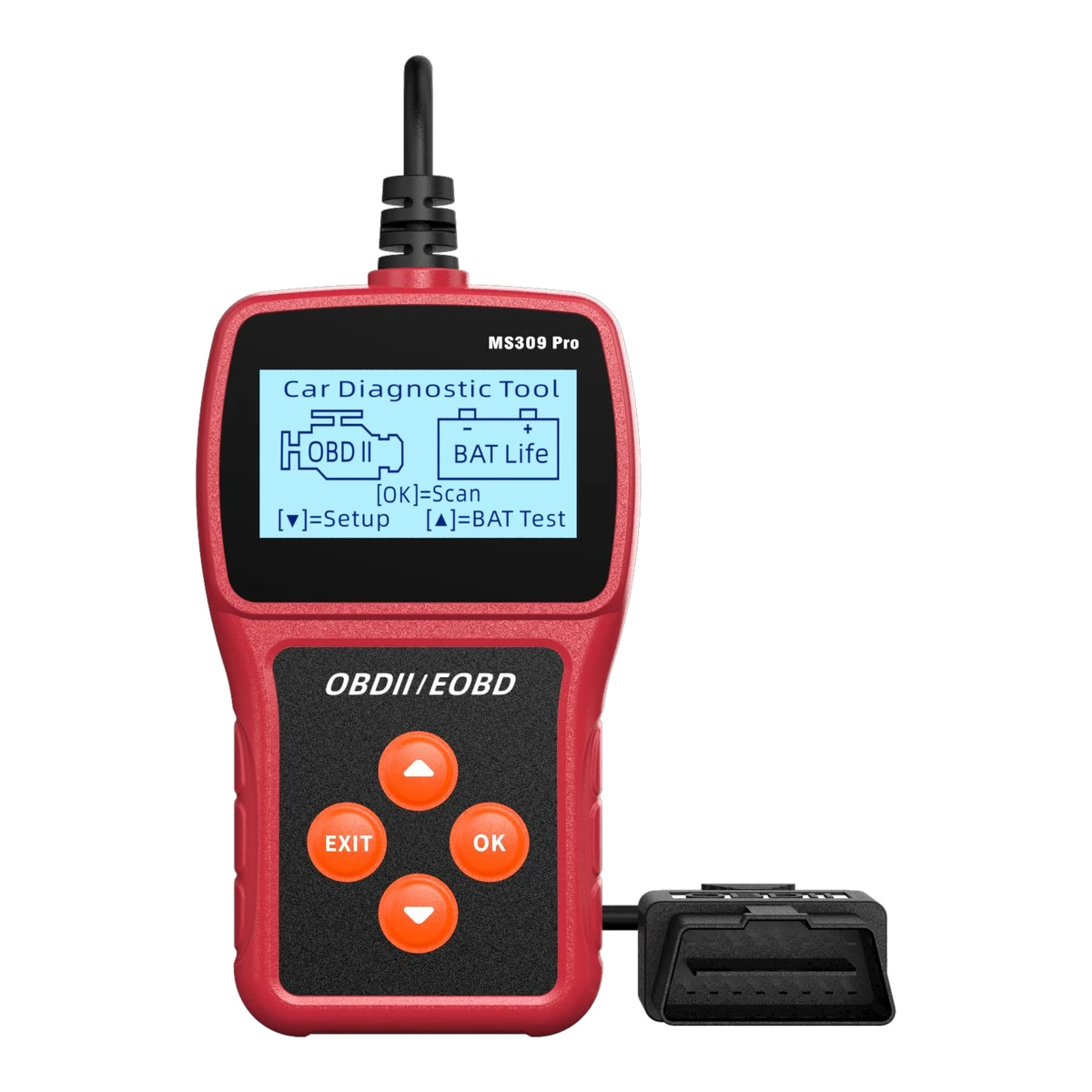 MS309 Pro automotive diagnostic product on white background