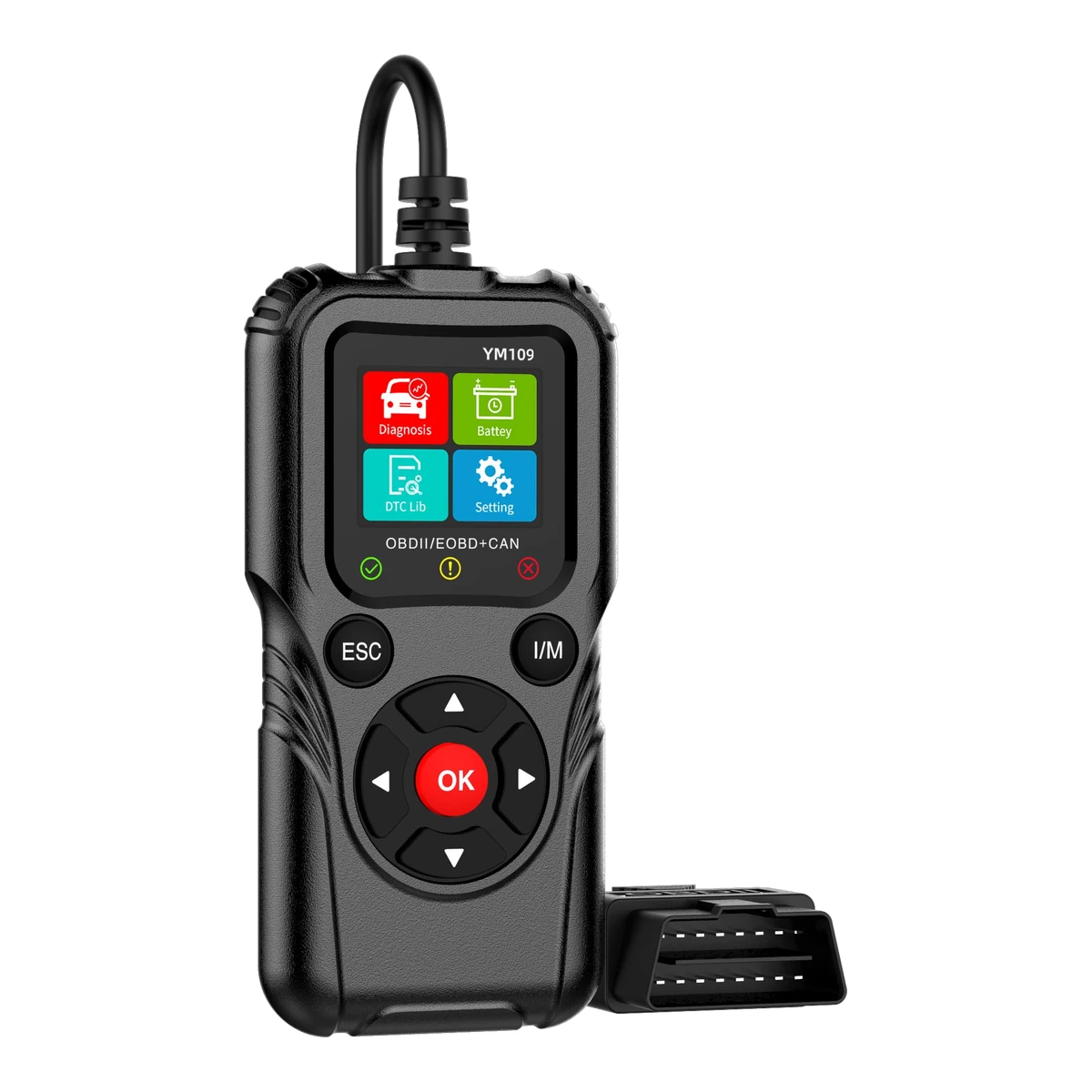 YM109 automotive diagnostic product on white background