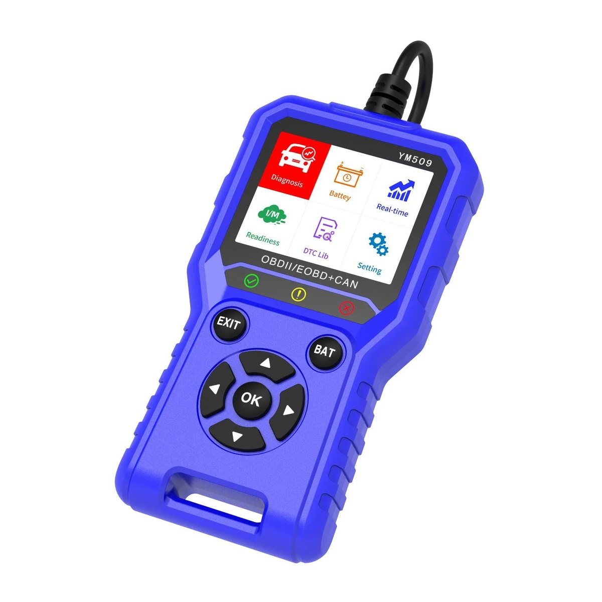 YM509 automotive diagnostic product on white background